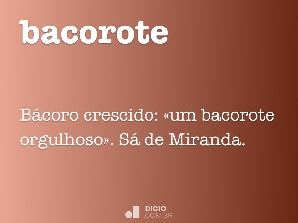 bacorote