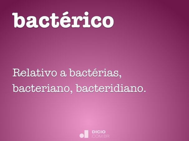bactérico