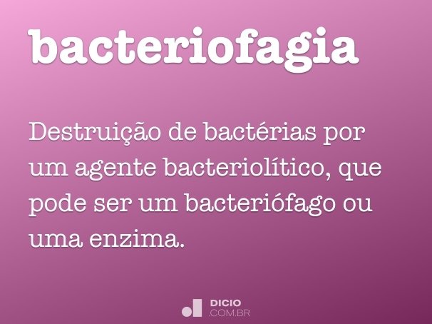 bacteriofagia