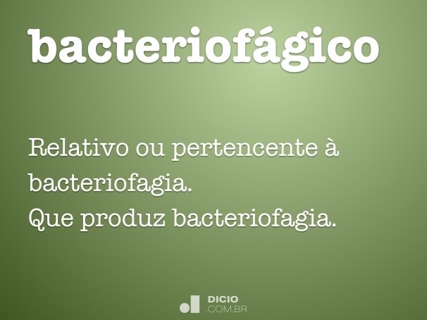 bacteriofágico