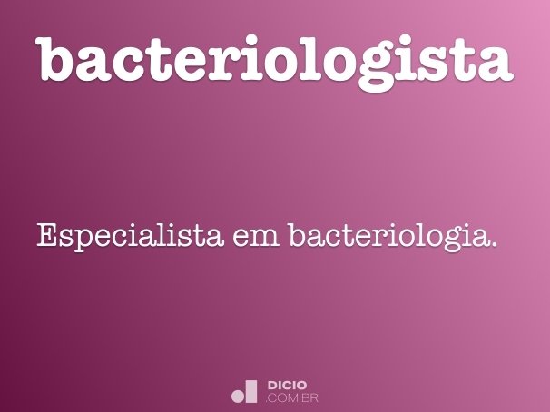bacteriologista