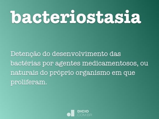 bacteriostasia