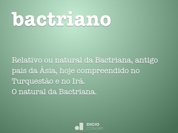 bactriano