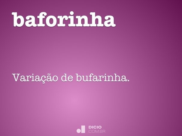 baforinha