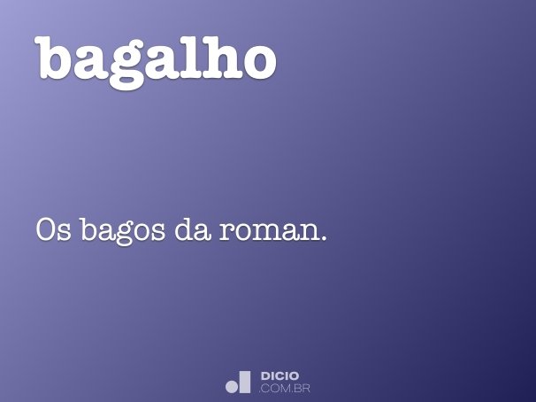 bagalho