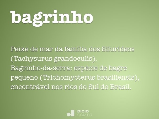 bagrinho