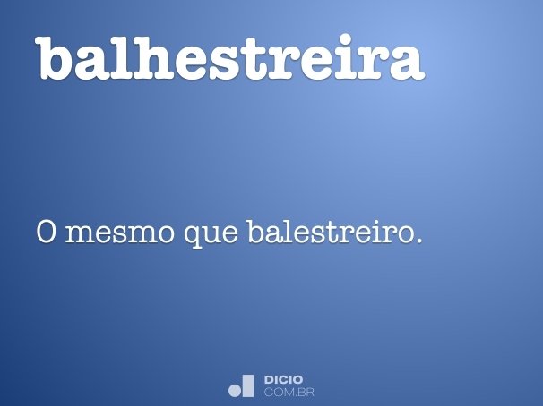 balhestreira