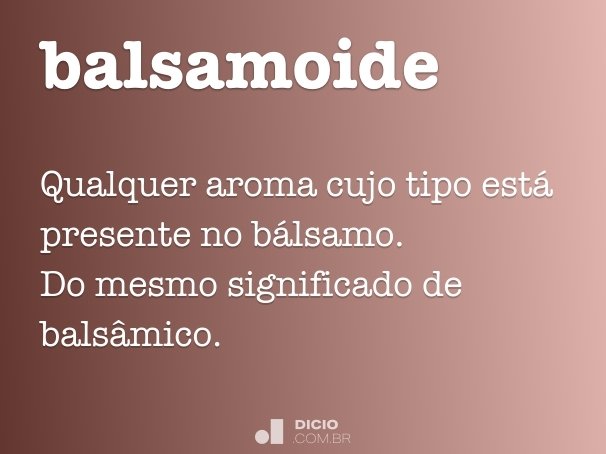 balsamoide