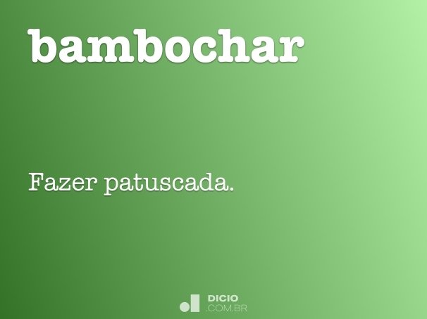 bambochar