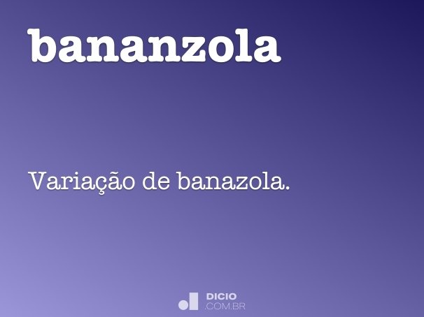 bananzola