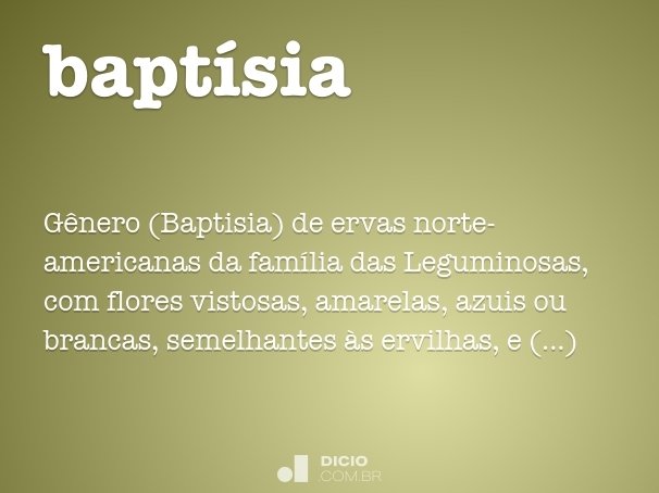 baptísia