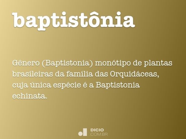 baptistônia