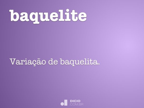 baquelite