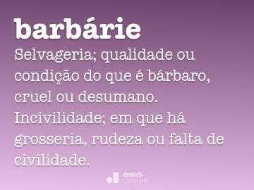 Barbada - Dicio, Dicionário Online de Português