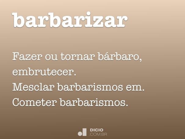 barbarizar