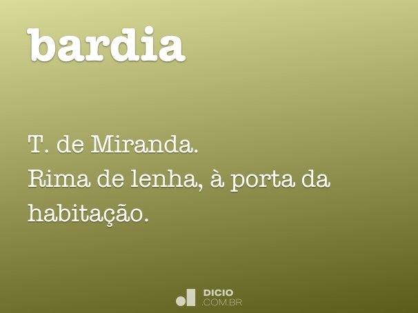 Barbada - Dicio, Dicionário Online de Português