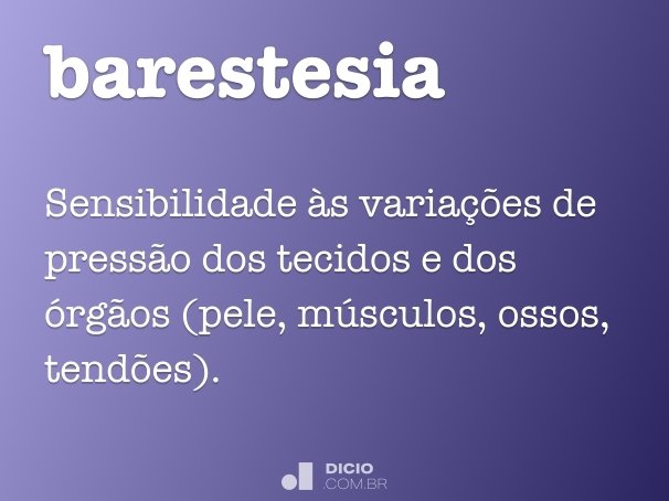 barestesia