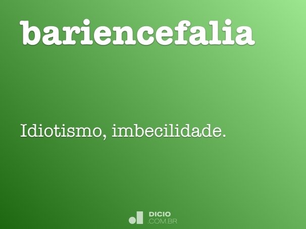 bariencefalia