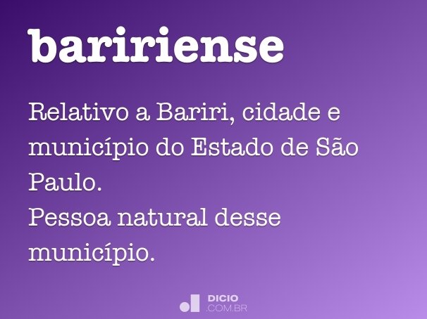 baririense