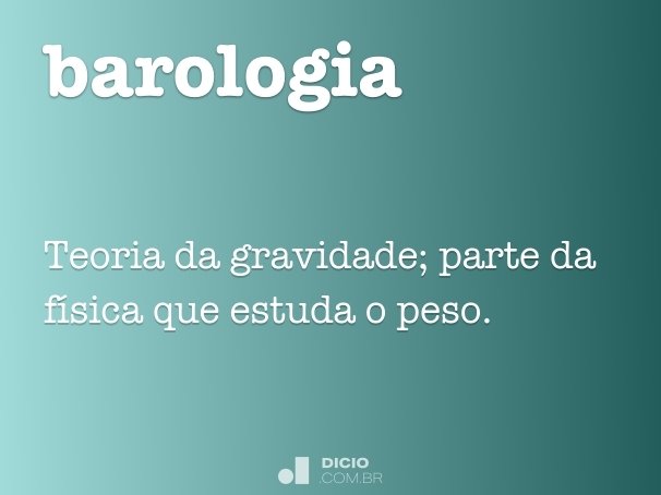 barologia