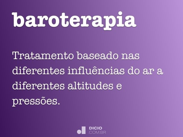 baroterapia