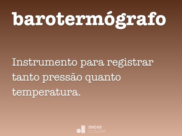 barotermógrafo