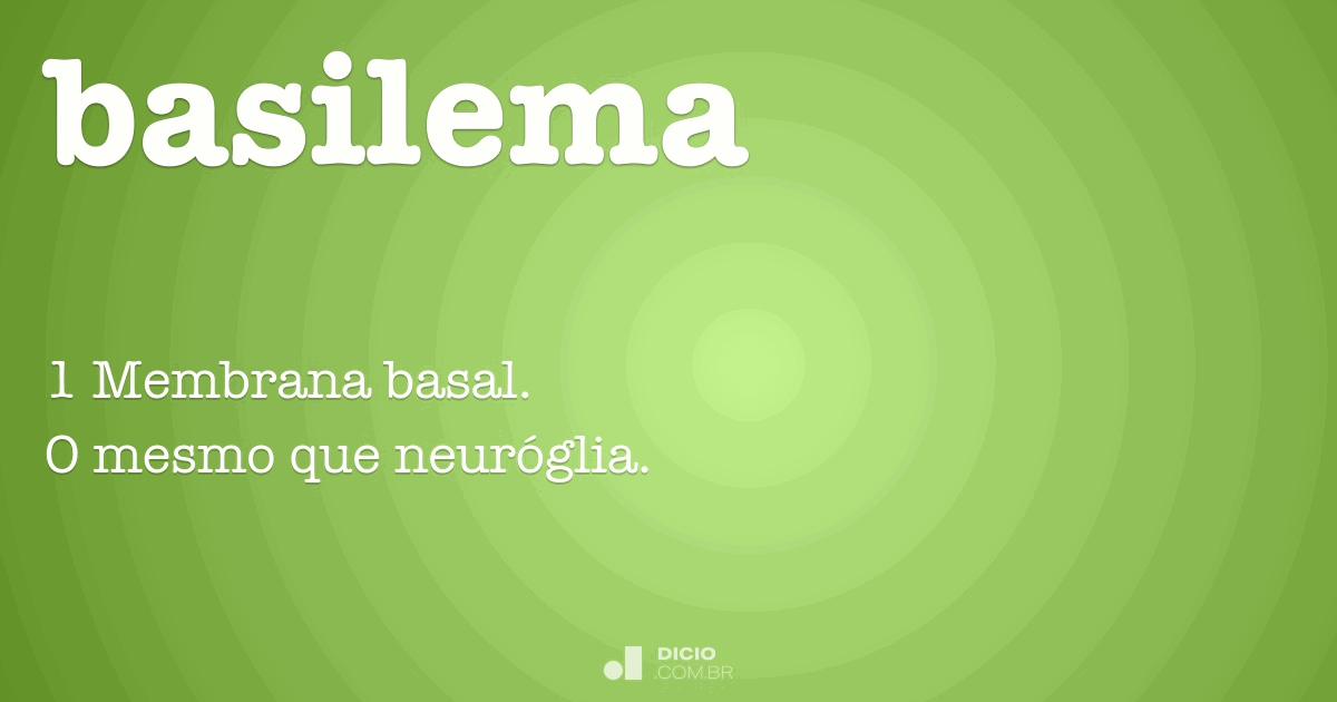 Basilema Dicio, Dicionário Online de Português