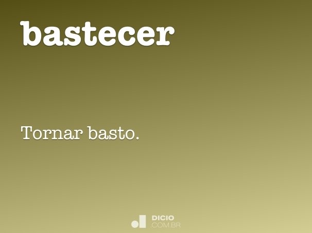 bastecer