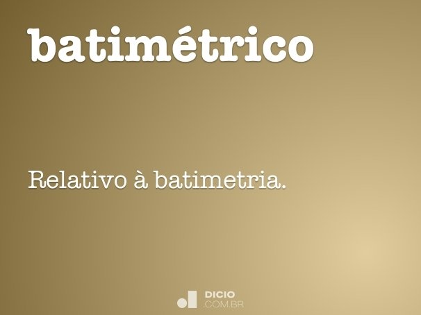 batimétrico