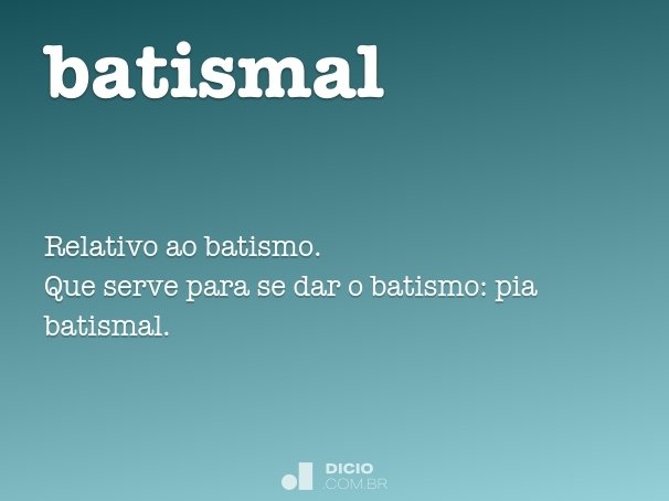 batismal