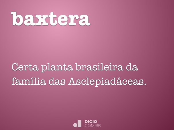 baxtera