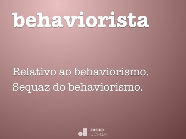 behaviorista