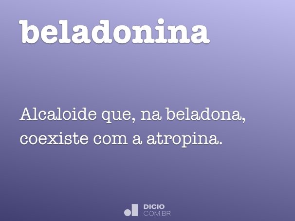 beladonina