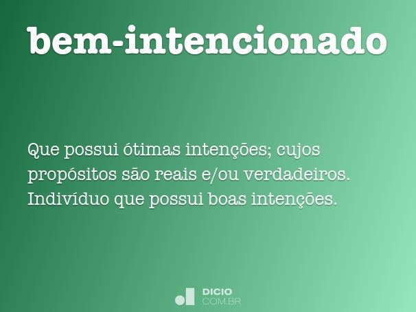 bem-intencionado