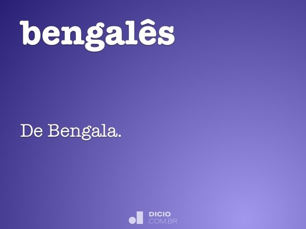 bengalês