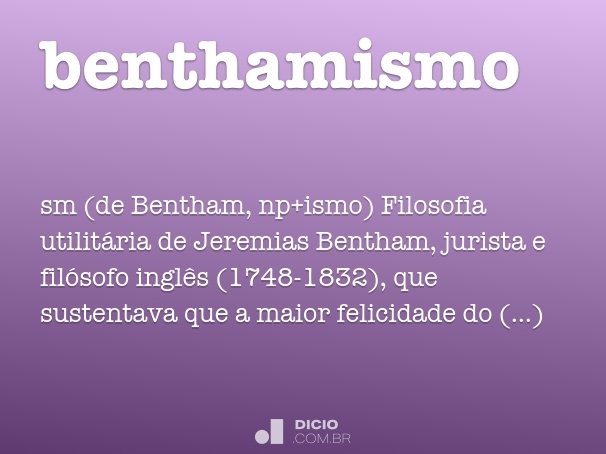 benthamismo
