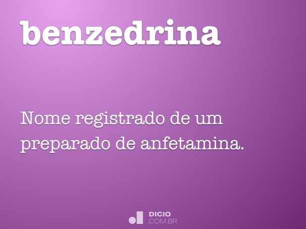 benzedrina