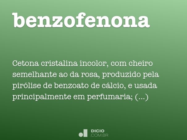 benzofenona