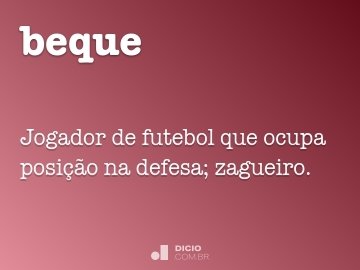 Teque - Dicio, Dicionário Online de Português