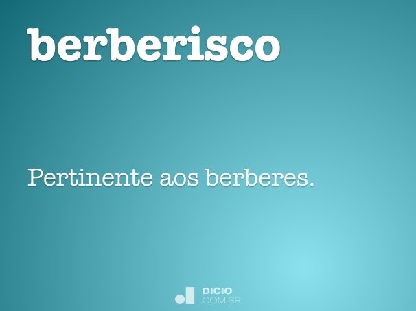 berberisco