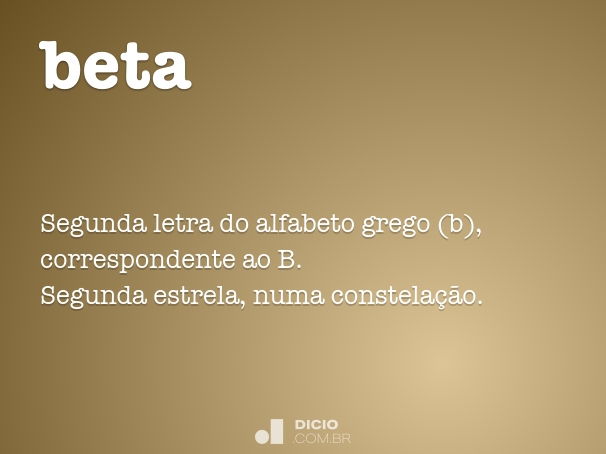 Beta Dicio Dicionario Online De Portugues