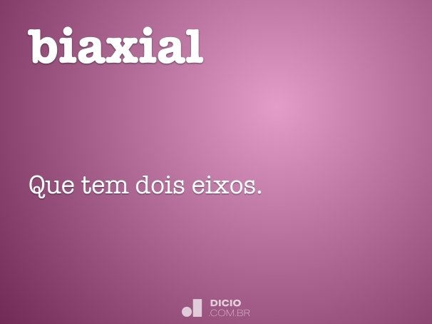biaxial