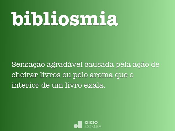 bibliosmia