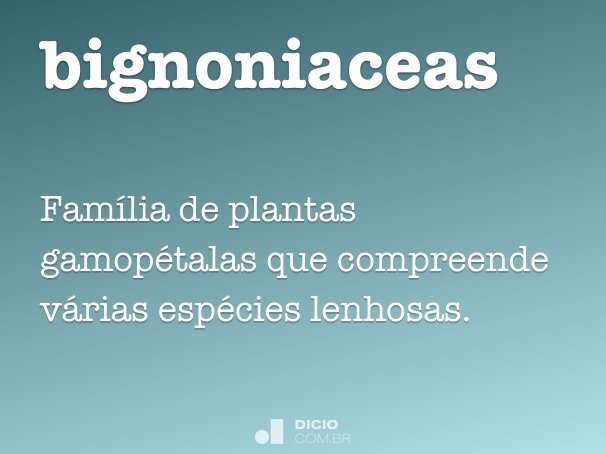 bignoniaceas