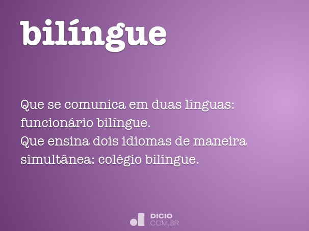 bilíngue