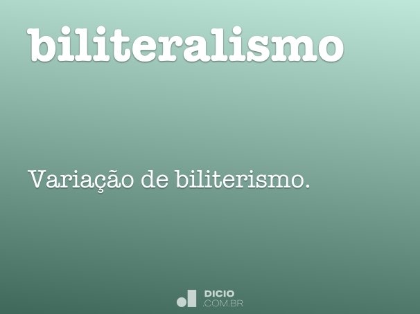 biliteralismo