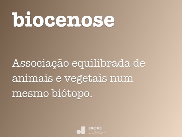 biocenose