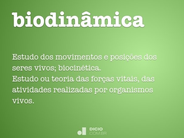 biodinâmica