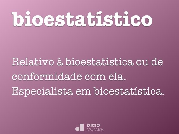 bioestatístico
