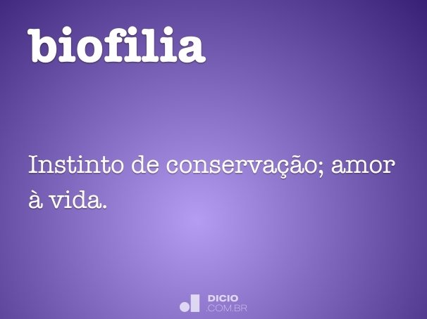 biofilia